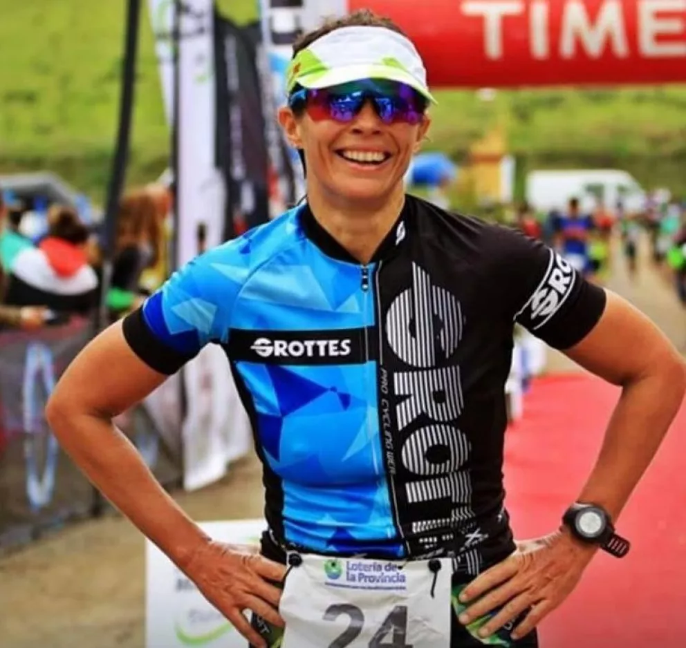 María Marta Álvarez hizo historia. La primera roquense en un Ironman.