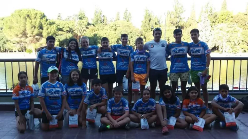 El "naranja" y su triatlón brillaron en Mendoza