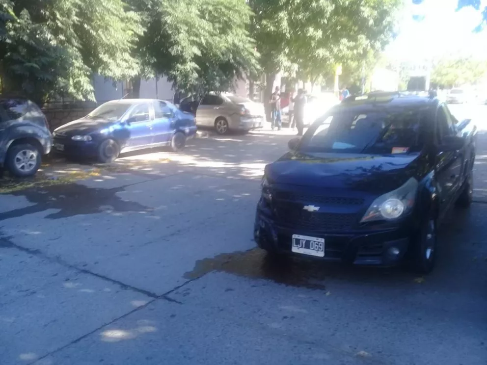 El choque ocurrió minutos antes de las 10, en calle Maipú entre Mitre y Tucumán.
