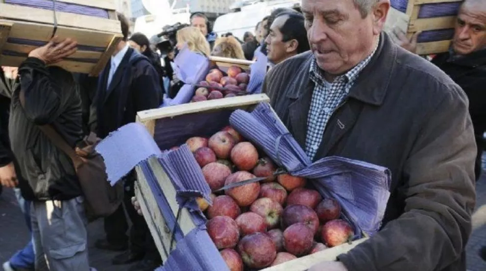 Frutazo: Entregan más de 20 mil kilos de manzanas, peras y cítricos