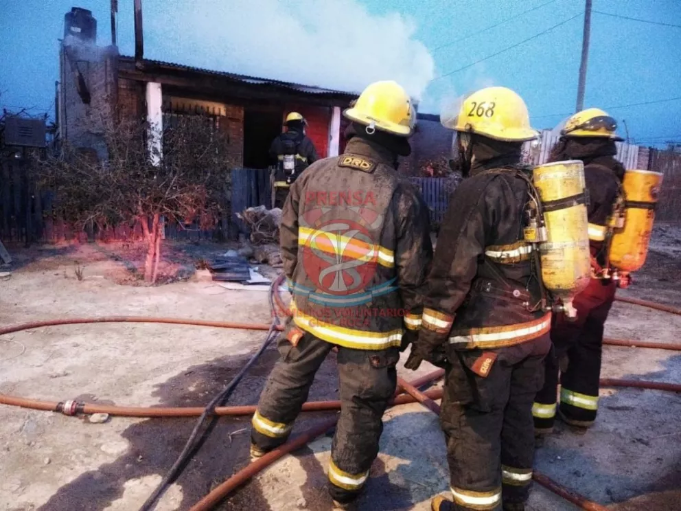 Fuego en una vivienda: no hubo heridos