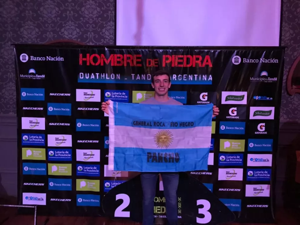 "Pancho" Cerezuela brilló en Tandil y se va al Mundial de Ironman.