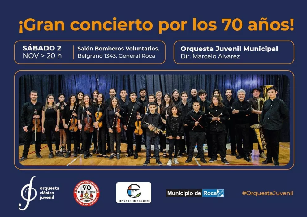 Concierto de la Orquesta Clásica, en Bomberos