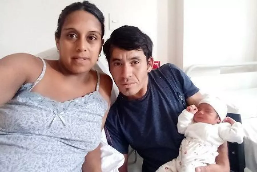 Alysson Isabella fue el primer nacimiento del 2020 en Roca