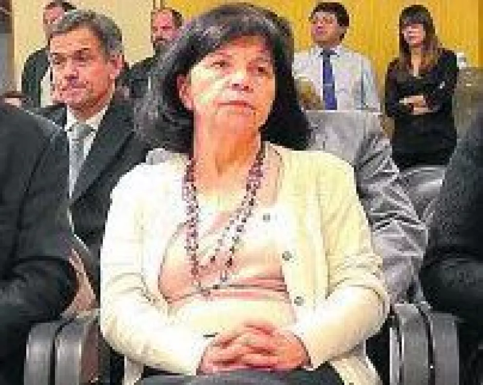 Homenaje a la ex jueza Susana Burgos en Roca por su reciente fallecimiento