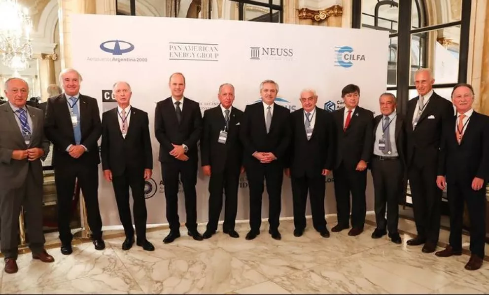 El presidente Fernández se reunió con referentes del empresariado argentino
