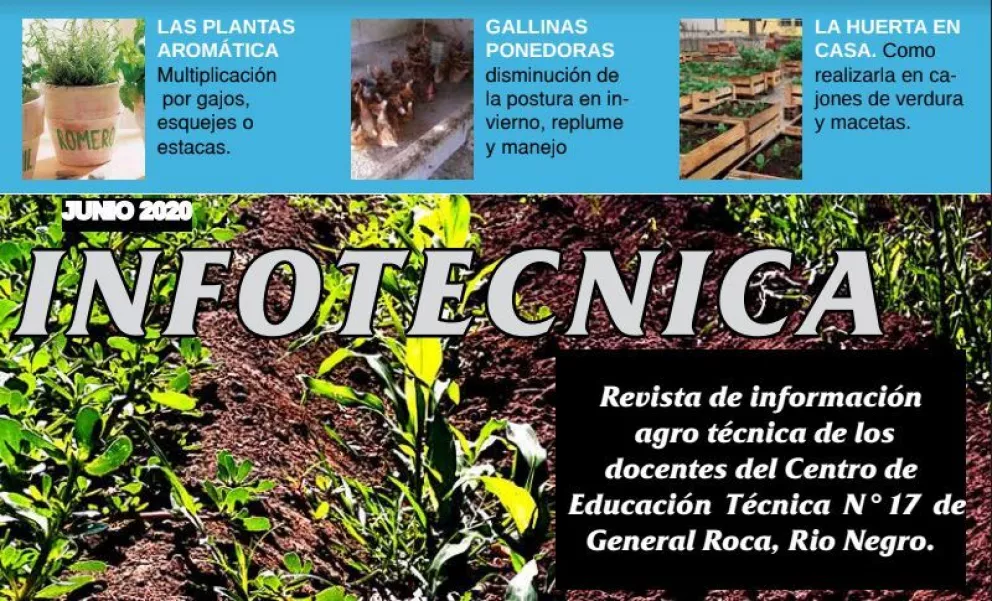 La Escuela Agropecuaria lanzó la revista "Infotécnica"