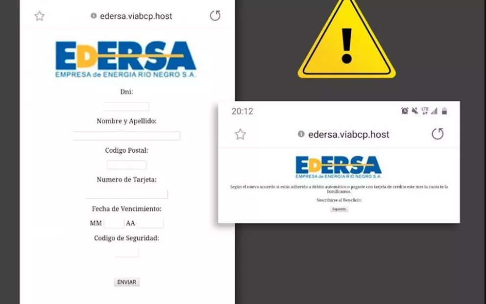 Edersa denunció intento de robo de datos por Whatsapp