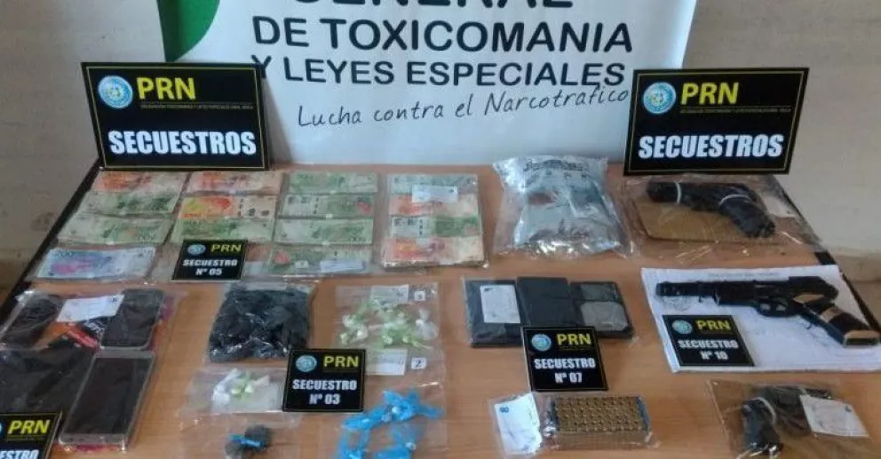 Desbaratan “kioscos” de droga y hay 9 personas detenidas