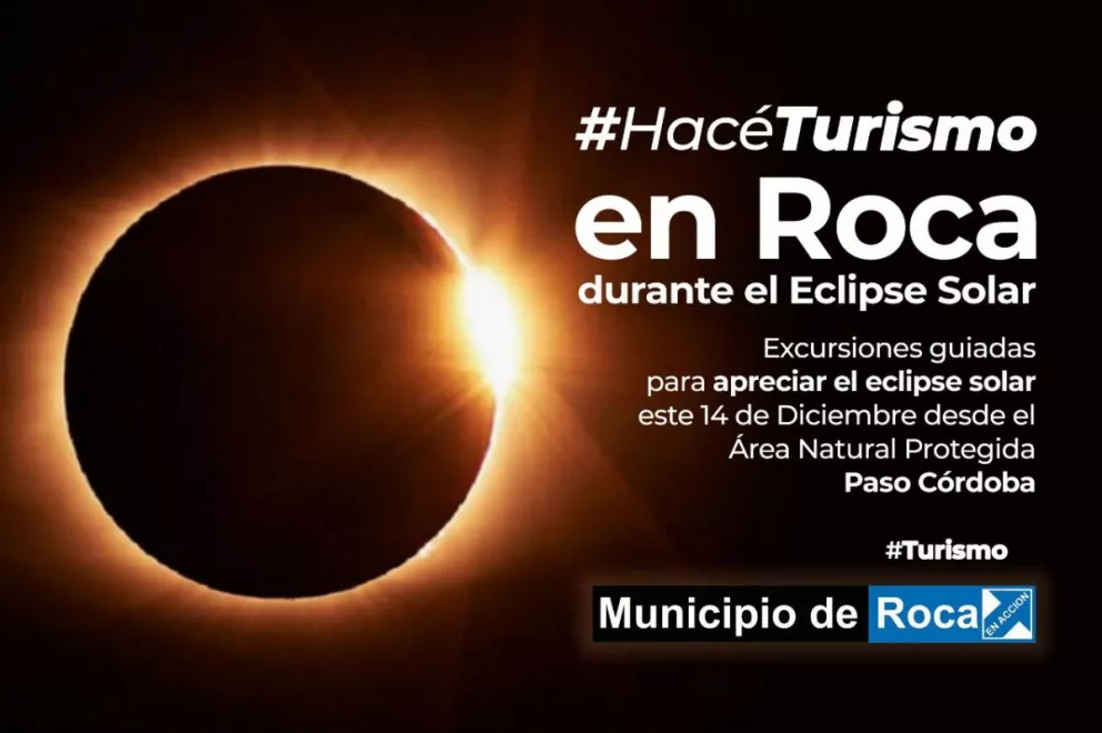 Propuesta especial desde Turismo para apreciar el eclipse en el Área Protegida de Roca