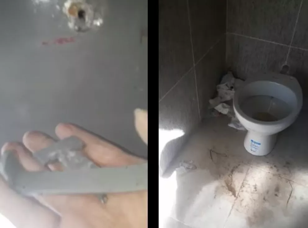 Apycar: destrozos en zona de baños que aún no fueron habilitados
