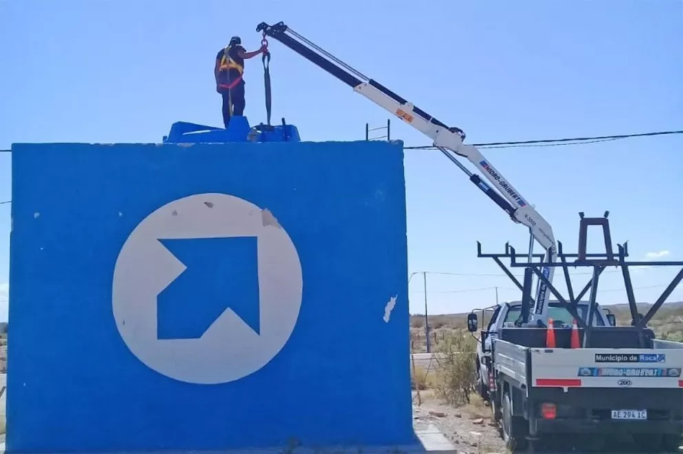 El Municipio instaló una cisterna de agua en la zona de Paso Córdoba