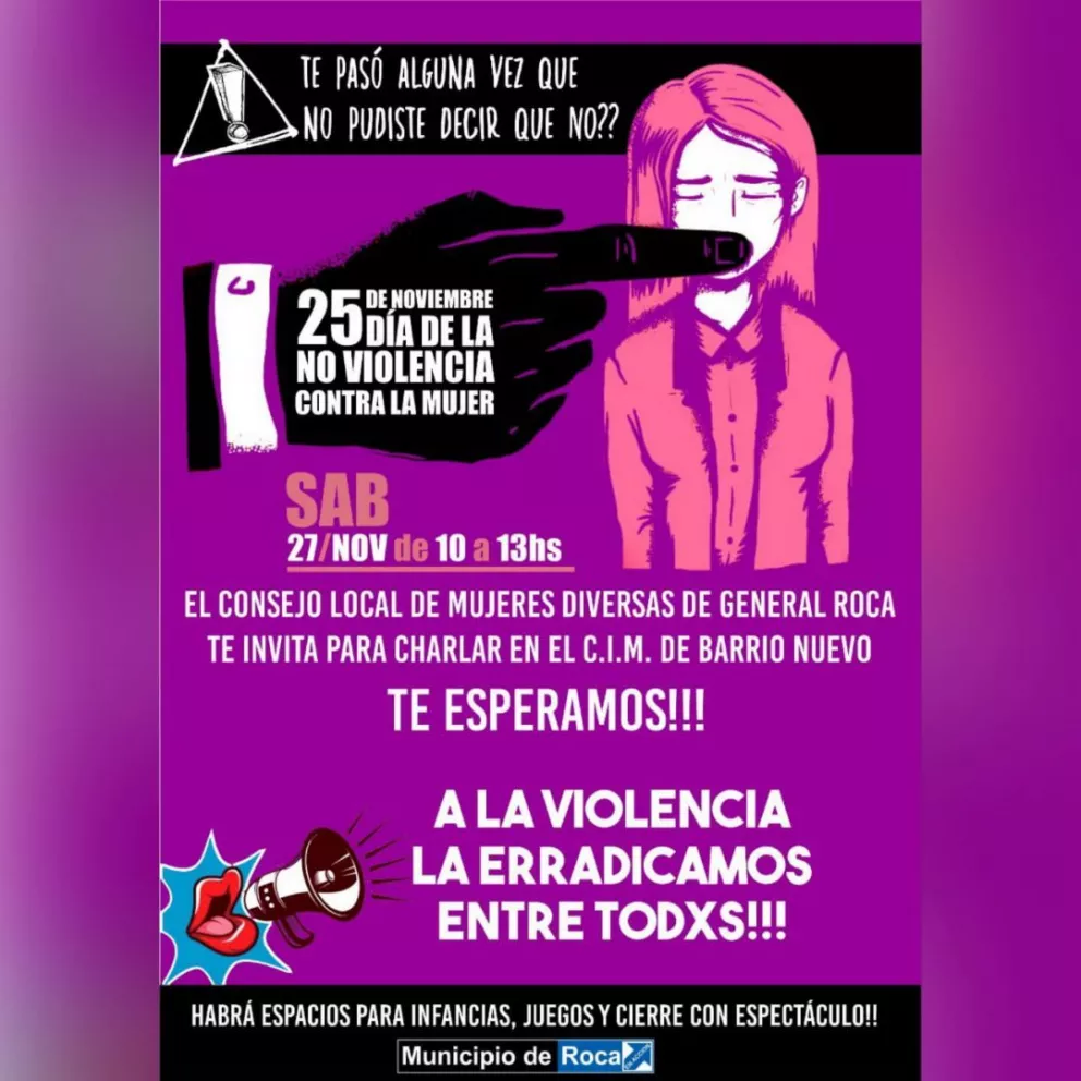 Taller en el “Día de la No Violencia Contra la Mujer”