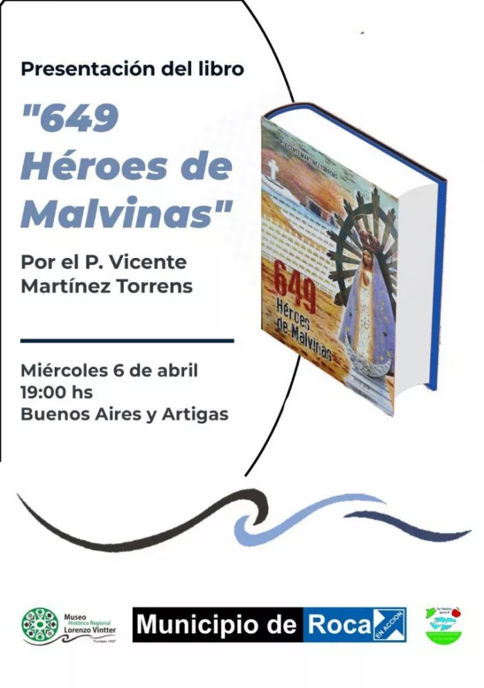 Mañana se presenta el libro "649 héroes de Malvinas".